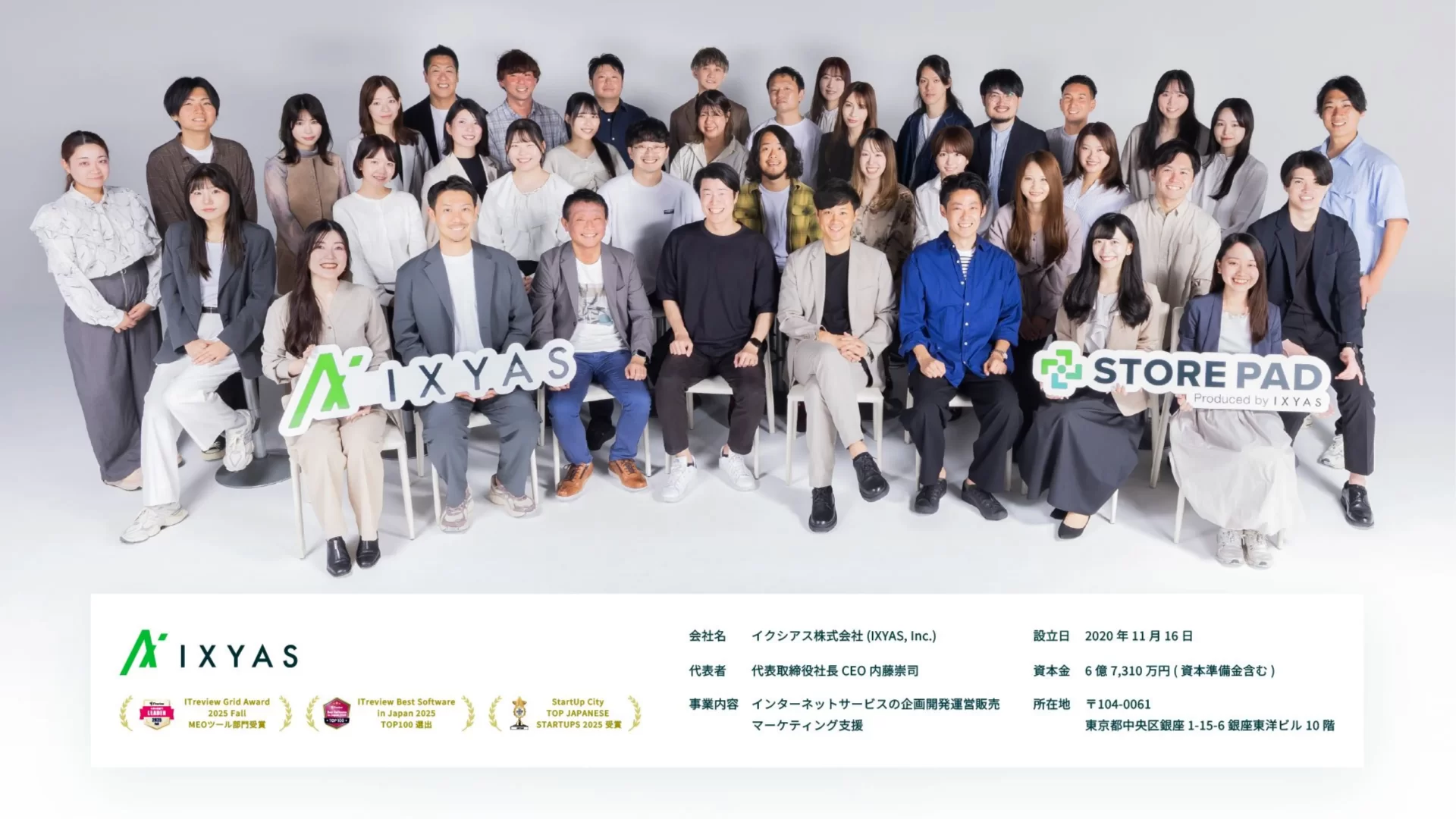 イクシアス株式会社　会社紹介資料 メンバーのスライドデザイン